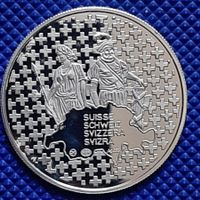 Médaille Valais Matterhorn/Cervin 20 grammes en argent 999