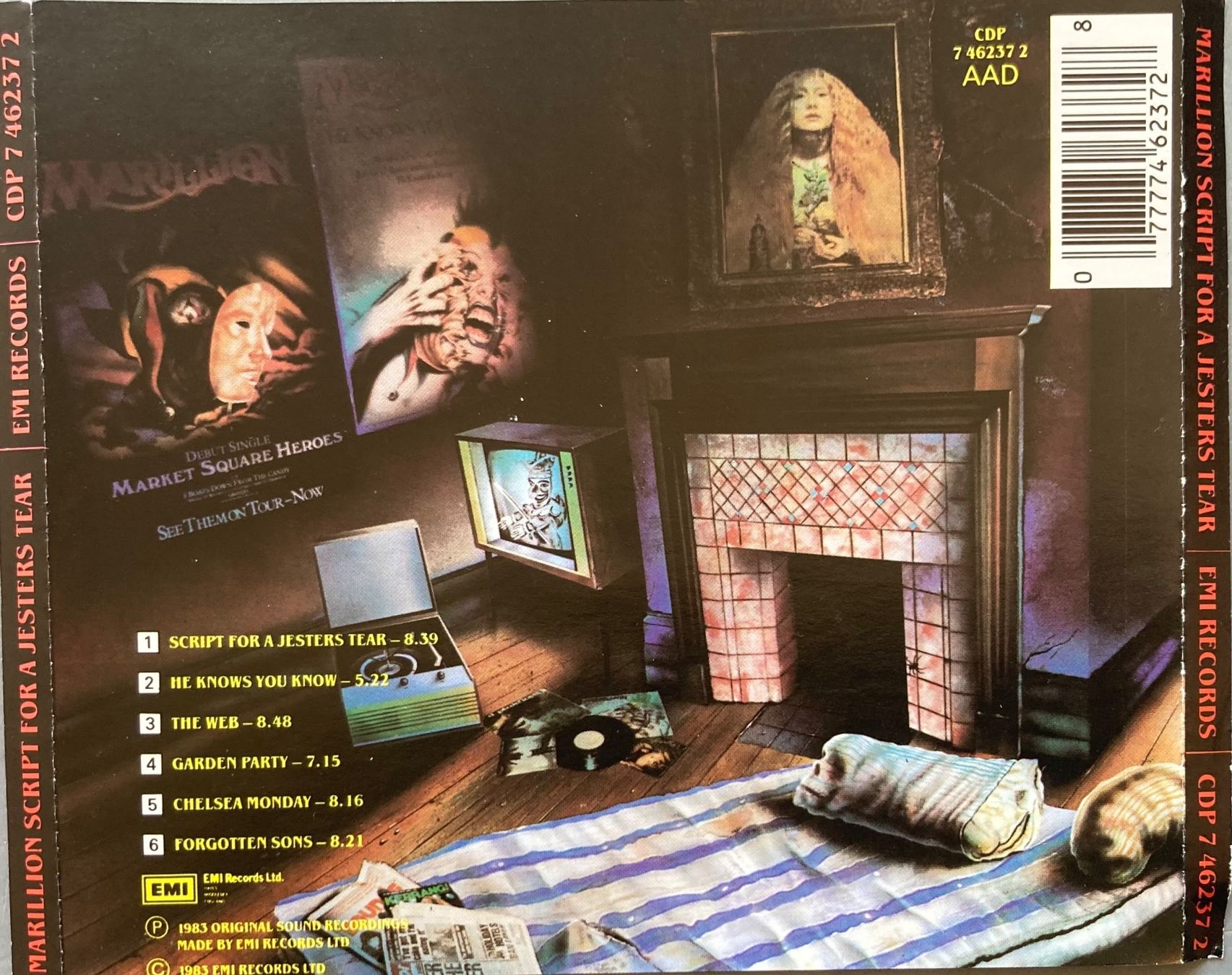 CDs: MARILION - SCRIPT FOR A JESTER'S TEAR – Gebraucht aus Poliez-Pittet von Newtown-Records 1