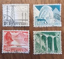 Briefmarken Schweiz HELVETIA 1952 komplett Satz!