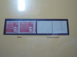 Abart Rollenmarke 1970 10Rp **, falsch Geschnitten
