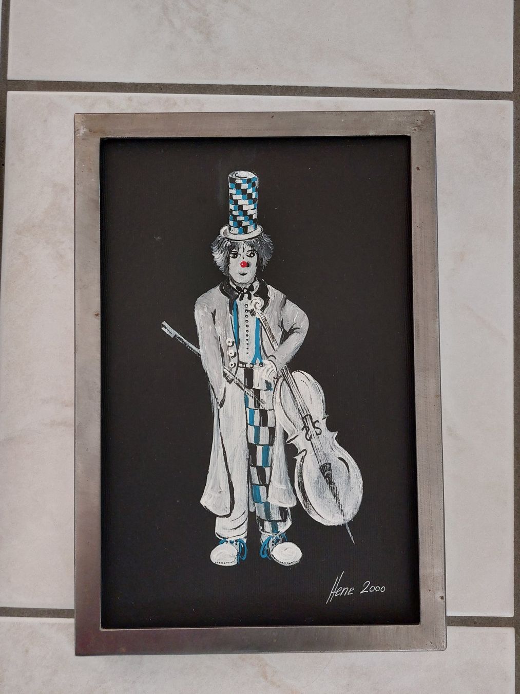 Dipinti: 5 Clown-Bilder (handgemalt) – Usato da Schmitten venduto da Renistern68 2