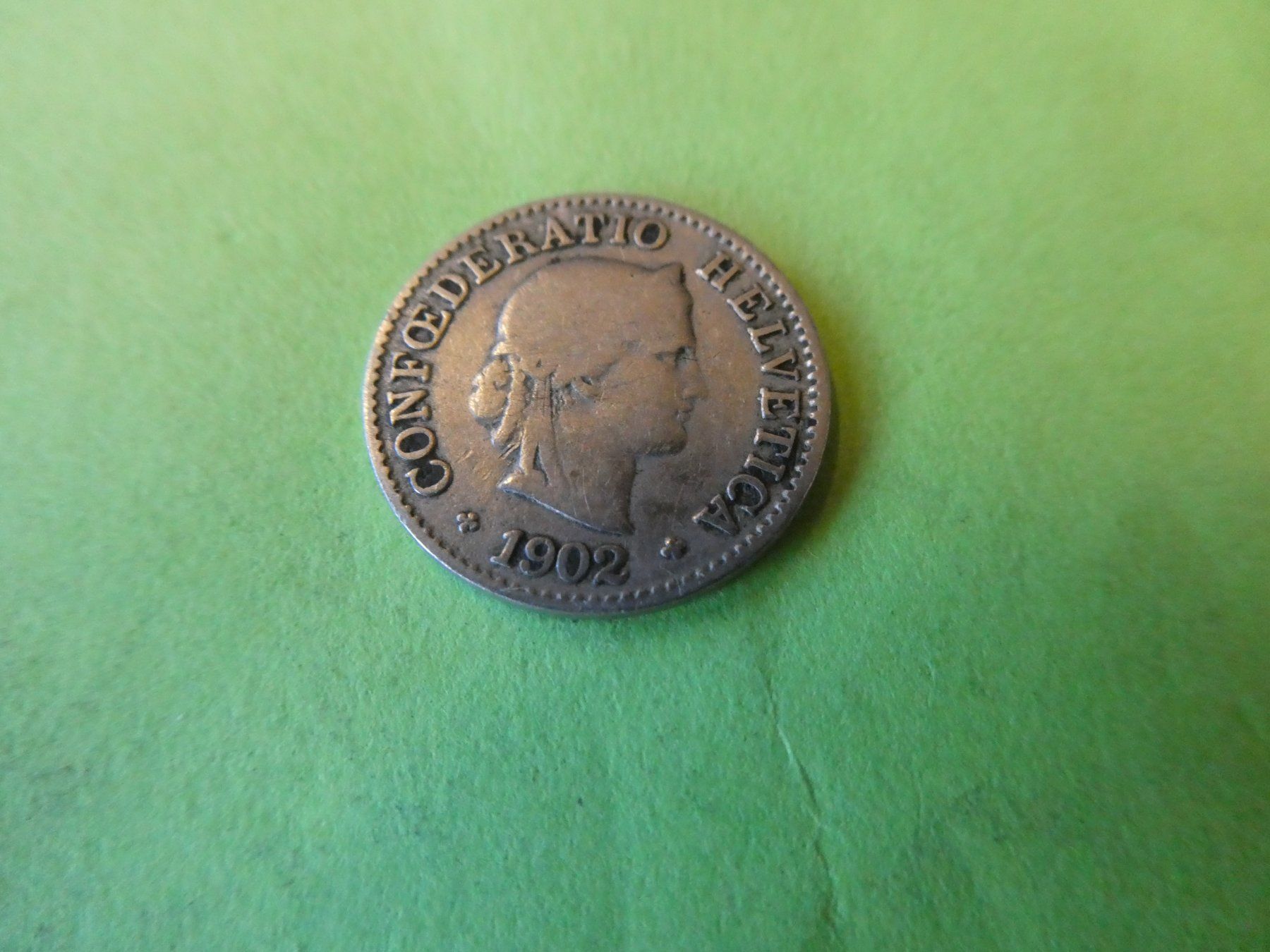 Toutes les monnaies: Schweiz 1902, 5 Rappen – D'occasion à Hinterforst par Rohusri