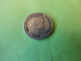 Schweiz 1902, 5 Rappen