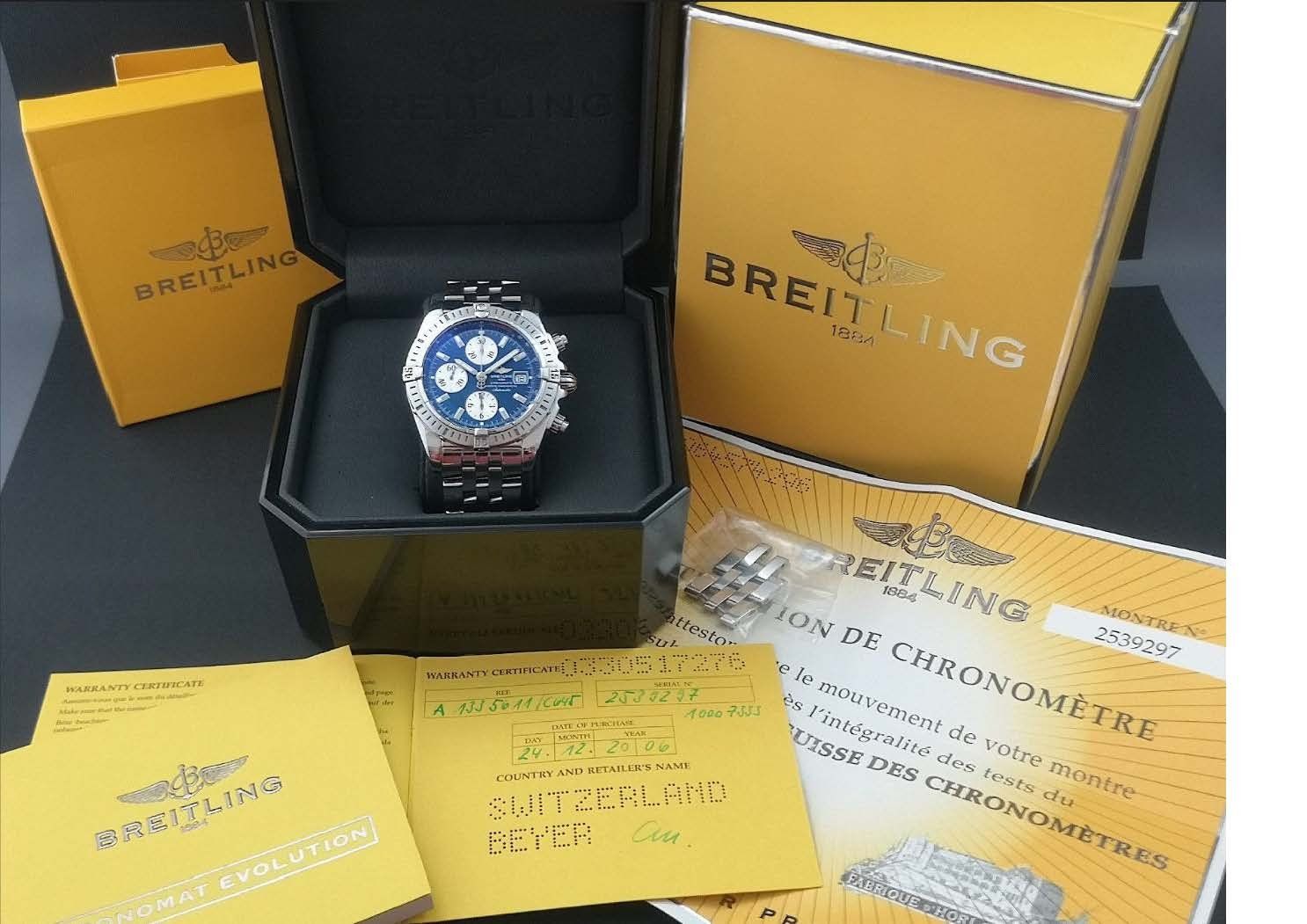 Breitling Uhren: Breitling Chronomat Evolution – Gebraucht aus Collombey von socari2000 3