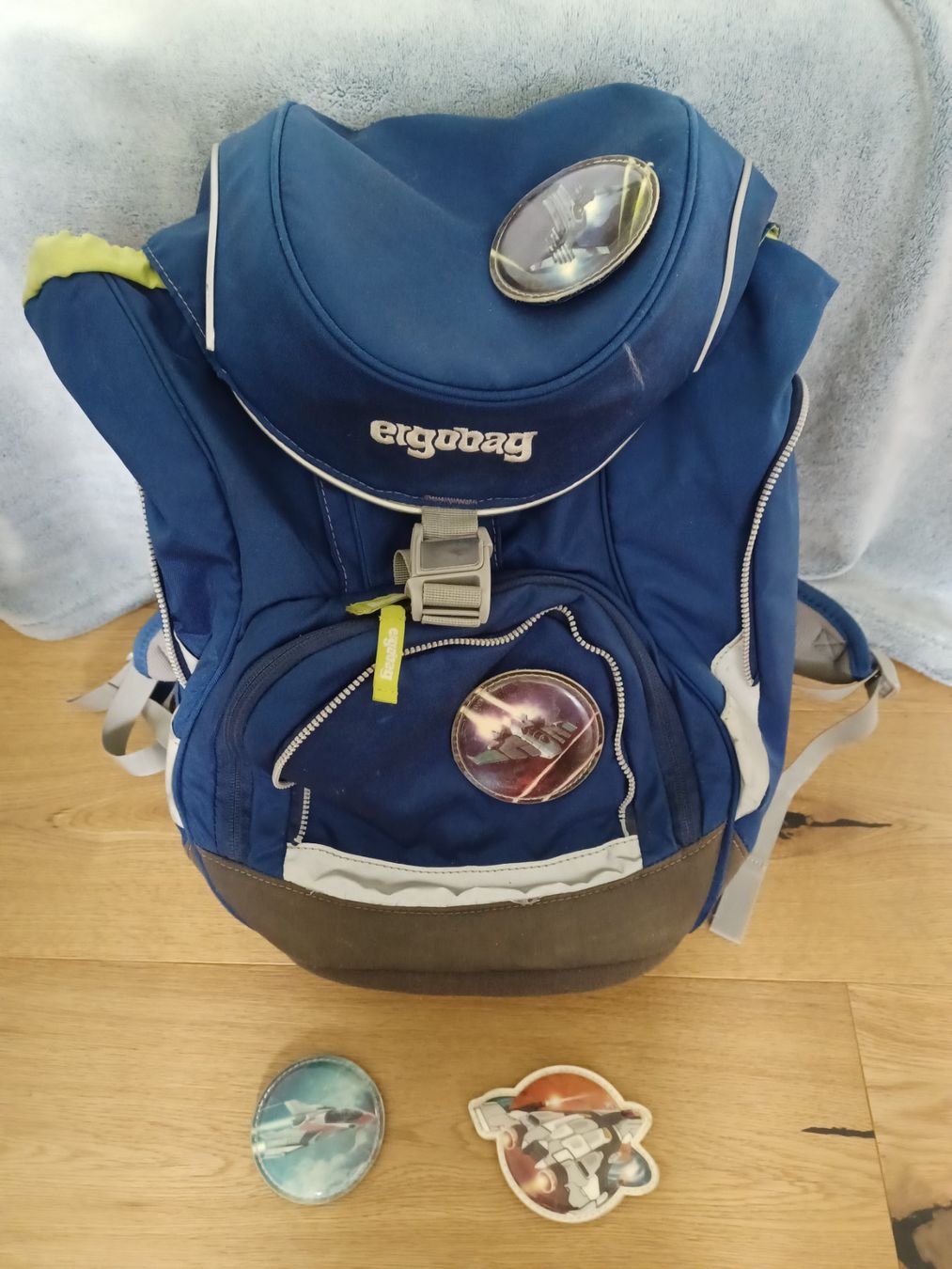Ergobag Borse & Zaini: Ergobag Schulrucksack mit Kletties, gebraucht – Difettoso da Vordemwald venduto da Toemeli01