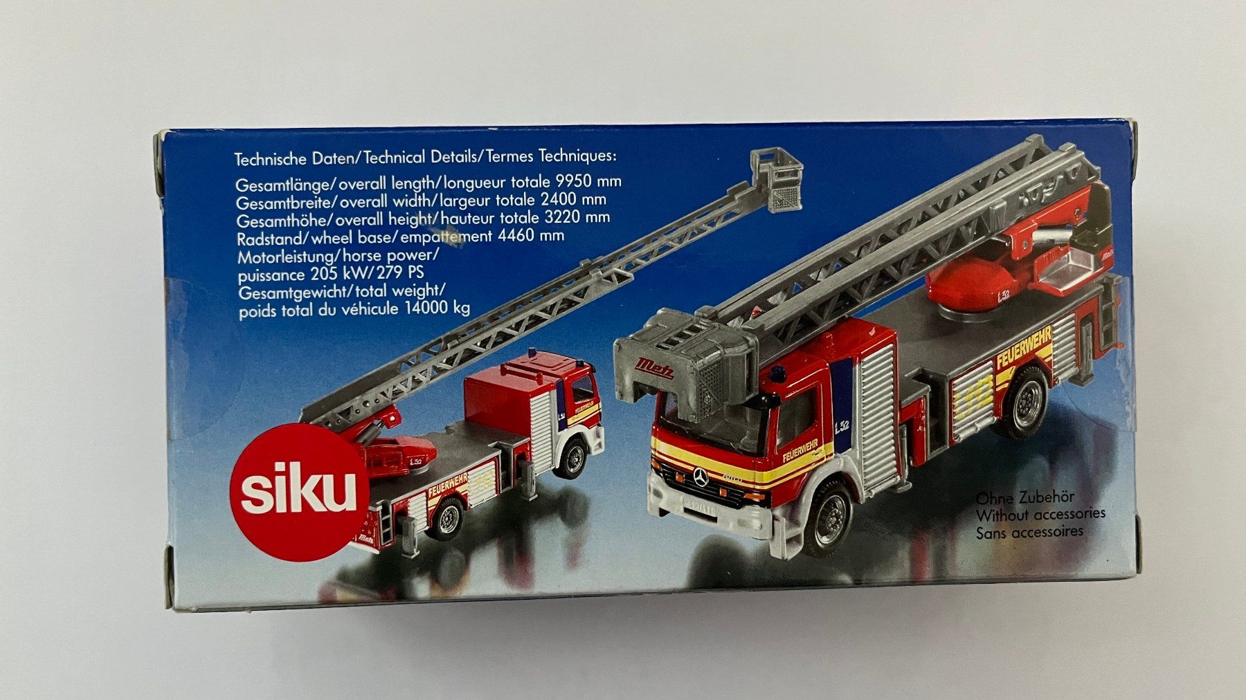 Siku Modellini d'auto: SIKU 1841 / Feuerwehr-Drehleiter – Nuovo e nell'imballaggio originale da Wauwil venduto da swissGadgets 2