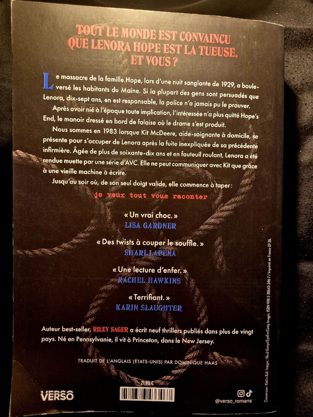 Libri: Celle qui sait - Riley Sager – Nuovo (secondo la descrizione) da Fleurier venduto da cin_7qkd 1