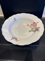 Meissen Porzellan bunte Blume Suppenteller