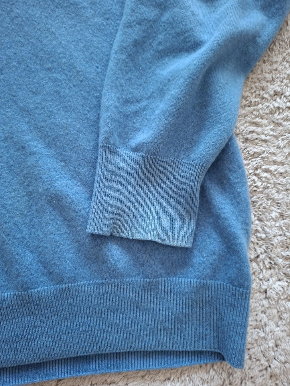 Pulls & Sweat-shirts: Pull zippé André Maurice Cachemire bleu clair  – D'occasion à Renens VD par ser_j2fn 5
