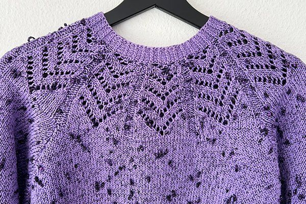 Pullover & Sweatshirts: VIOLETT | Handgestrickter Pullover S | Strickpulli Vintage – Gebraucht aus Engelburg von Rmueller 1