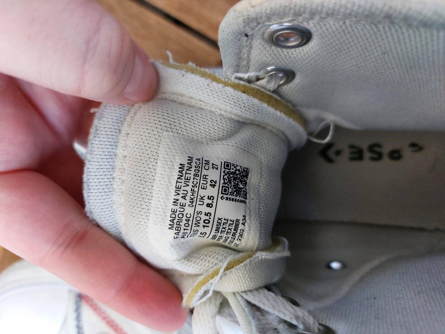 Converse Scarpe da donna: Converse Chuck Taylor All Star High 'Logo Tag' – Usato da Biel/Bienne venduto da big_hxr7 5