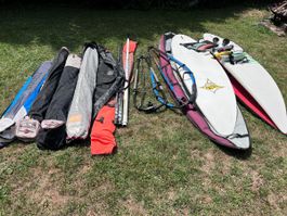 Windsurfkomplettset (Meer) inkl. allem Zubehör