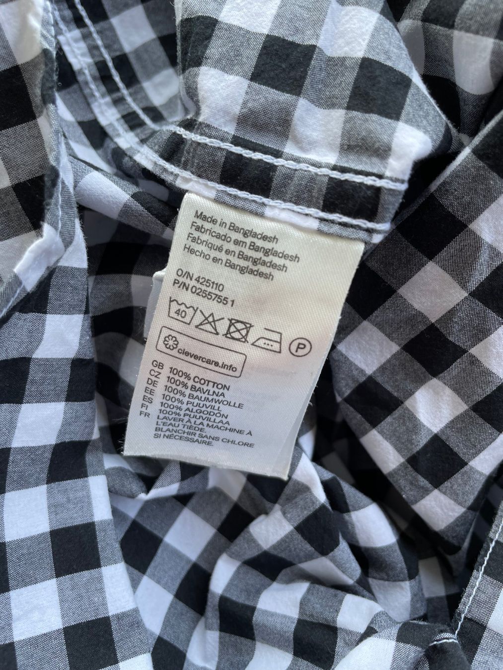 H&M Hemden: H&M - Regular Checkered Shirt – Gebraucht aus Chiasso von Er_Mon 4