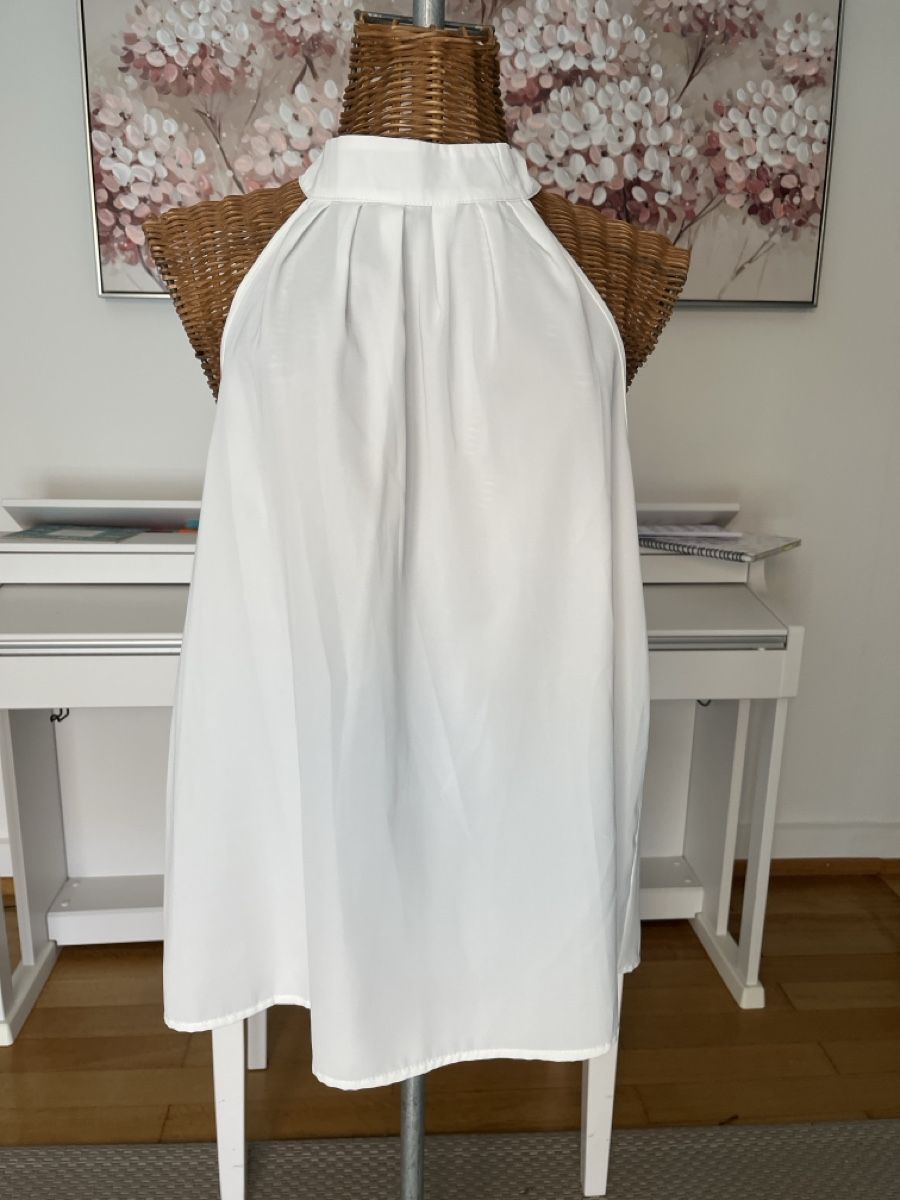 Tops: Neckholdertop, weiss, M – Gebraucht aus Solothurn von Bobesch08 2