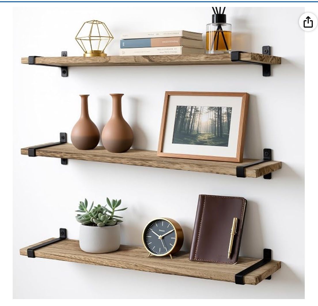 Scaffali: Wandregal Holz 3er Set – Nuovo e nell'imballaggio originale da Zürich venduto da celase 1