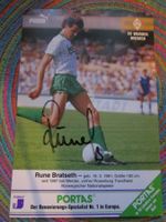 RUNE BRATSETH WERDER BREMEN ANTIKES AUTOGRAMM