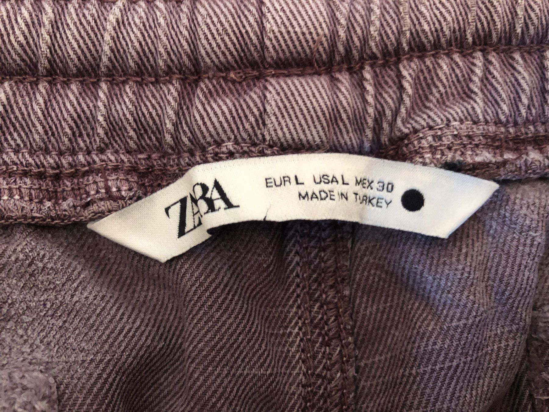 Zara Jeans: ZARA lilafarbene Jeans Gr. L – Usato da Schwerzenbach venduto da frauminze 2