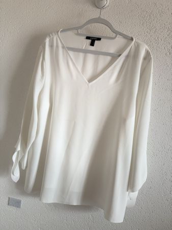 Esprit Bluse, Grösse 44, weiss, neuwertig für Frühling!