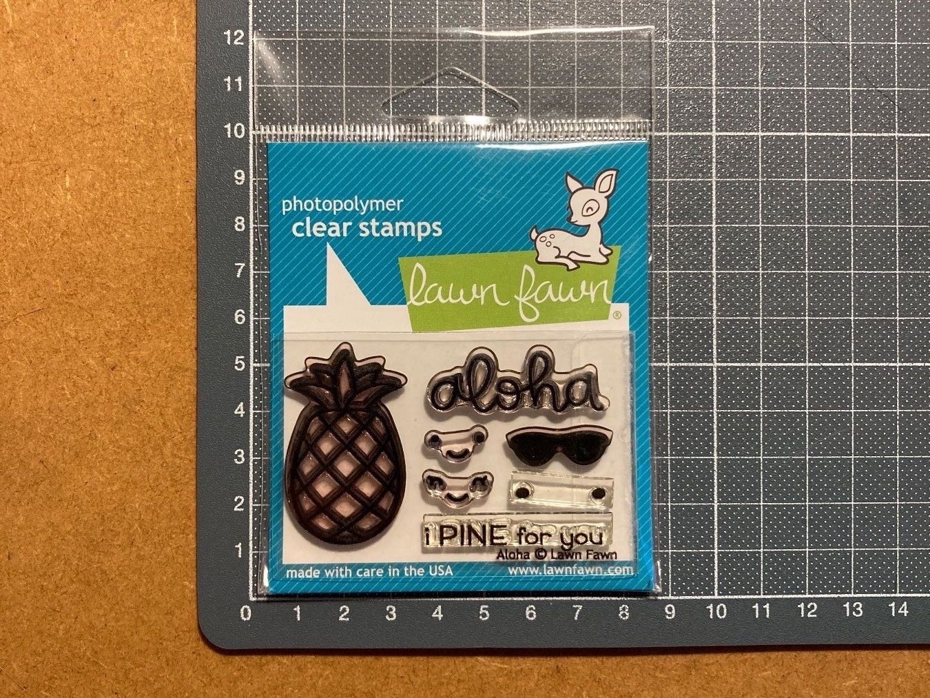 Timbri: Lawnfawn Clearstamps "Aloha" – Usato da Biel-Bienne venduto da missy_i