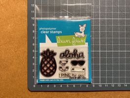Lawnfawn Clearstamps "Aloha"