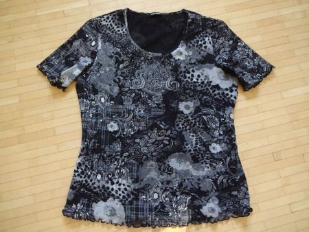 Edles Reiseshirt Gerry Weber, m. Glitzersteinchen, knitterfr