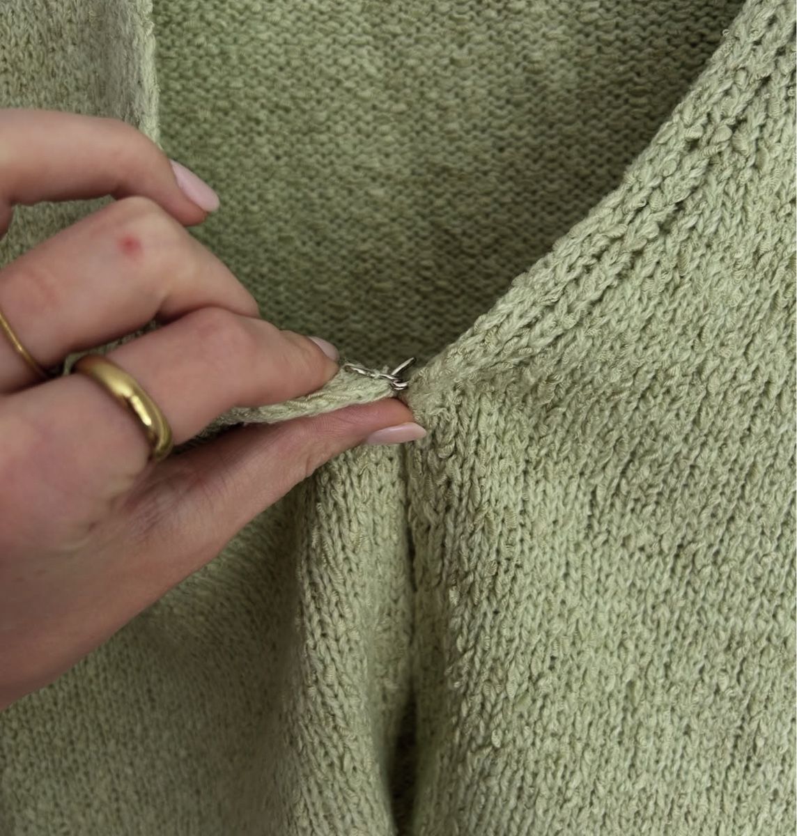 Top: Strickweste, Grösse M, hellgrün – Usato da Chur venduto da faja7000 2
