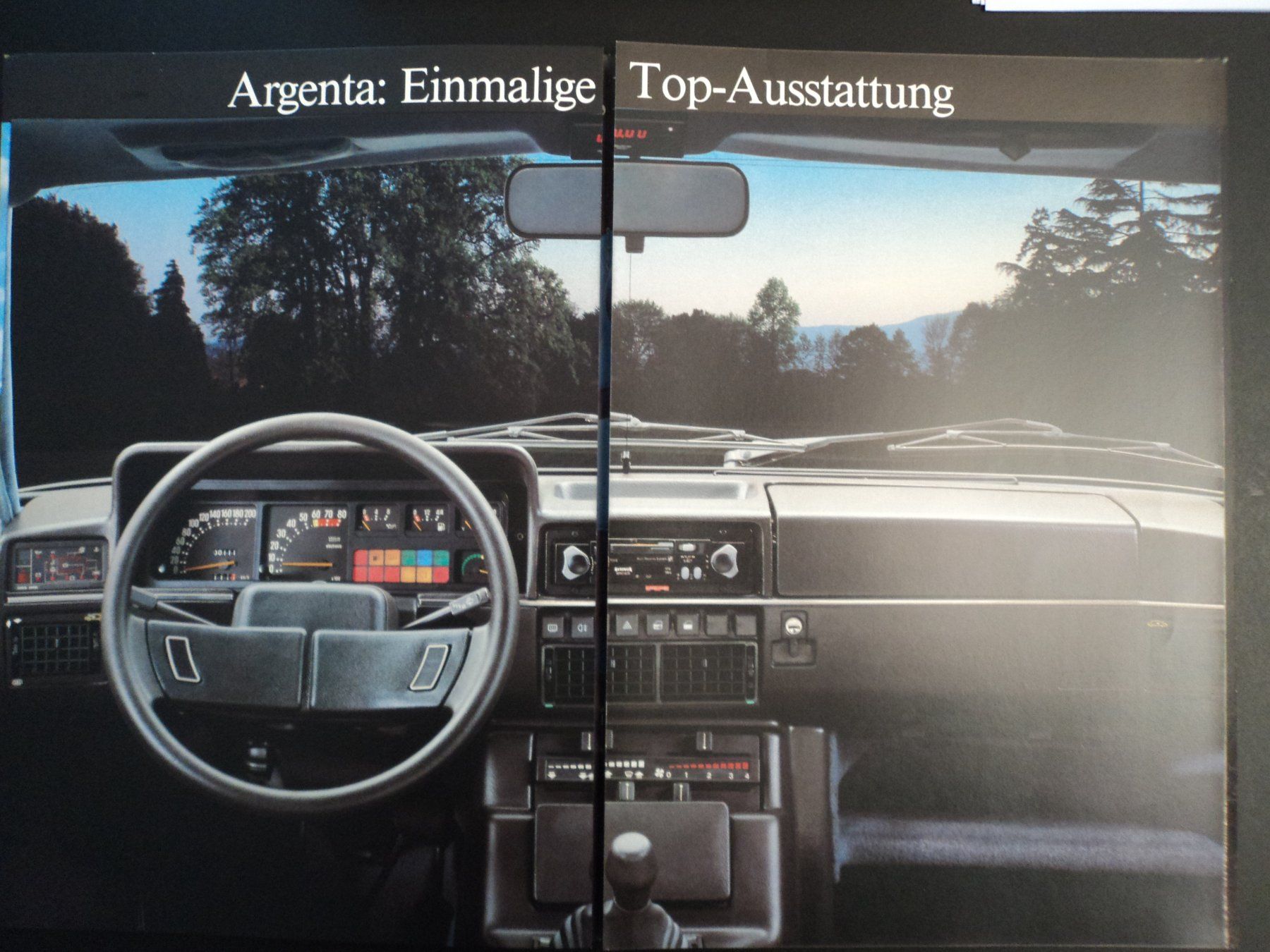 Fiat Documenti: Prospekt Fiat Argenta 1981 – Usato da Schwarzenburg venduto da modelCARama 3