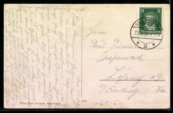 Cartoline postali: Bad-Elster, Badekultur im Albert-Bad, Ma – Usato da Berlin venduto da bartko-reher 1