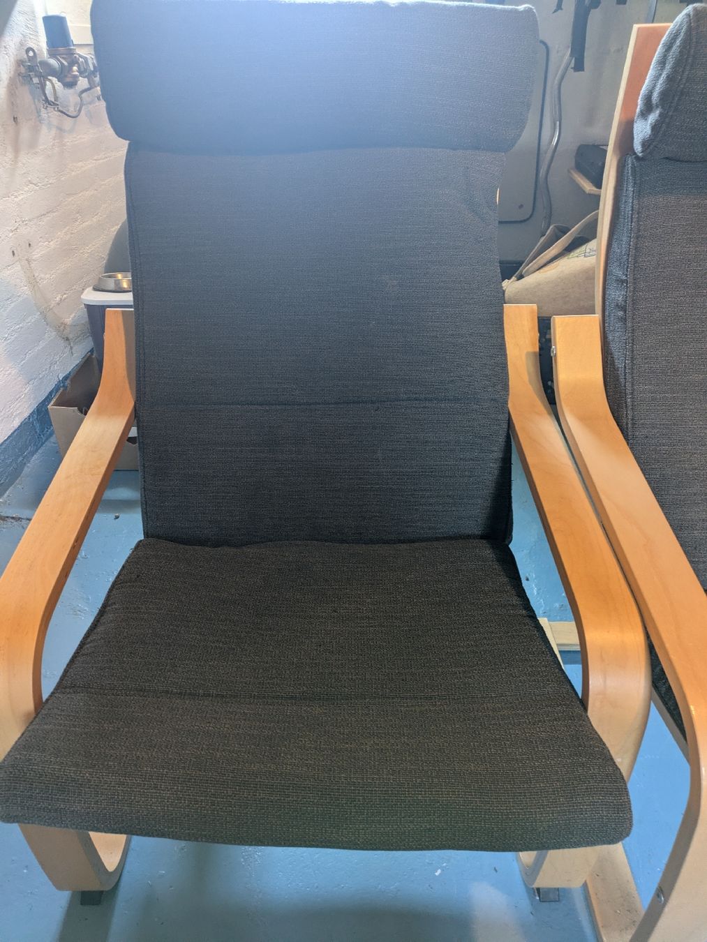 Ikea Poltrone: 2x Poäng Sessel dunkelgrau  – Usato da Bischofszell venduto da mizu19 2