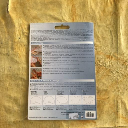 Kit bricolage: KNORR-PRANDELL LAMPENSCHIRMHÜTCHEN – Nuovo e nell'imballaggio originale da Ostermundigen venduto da wini63 3