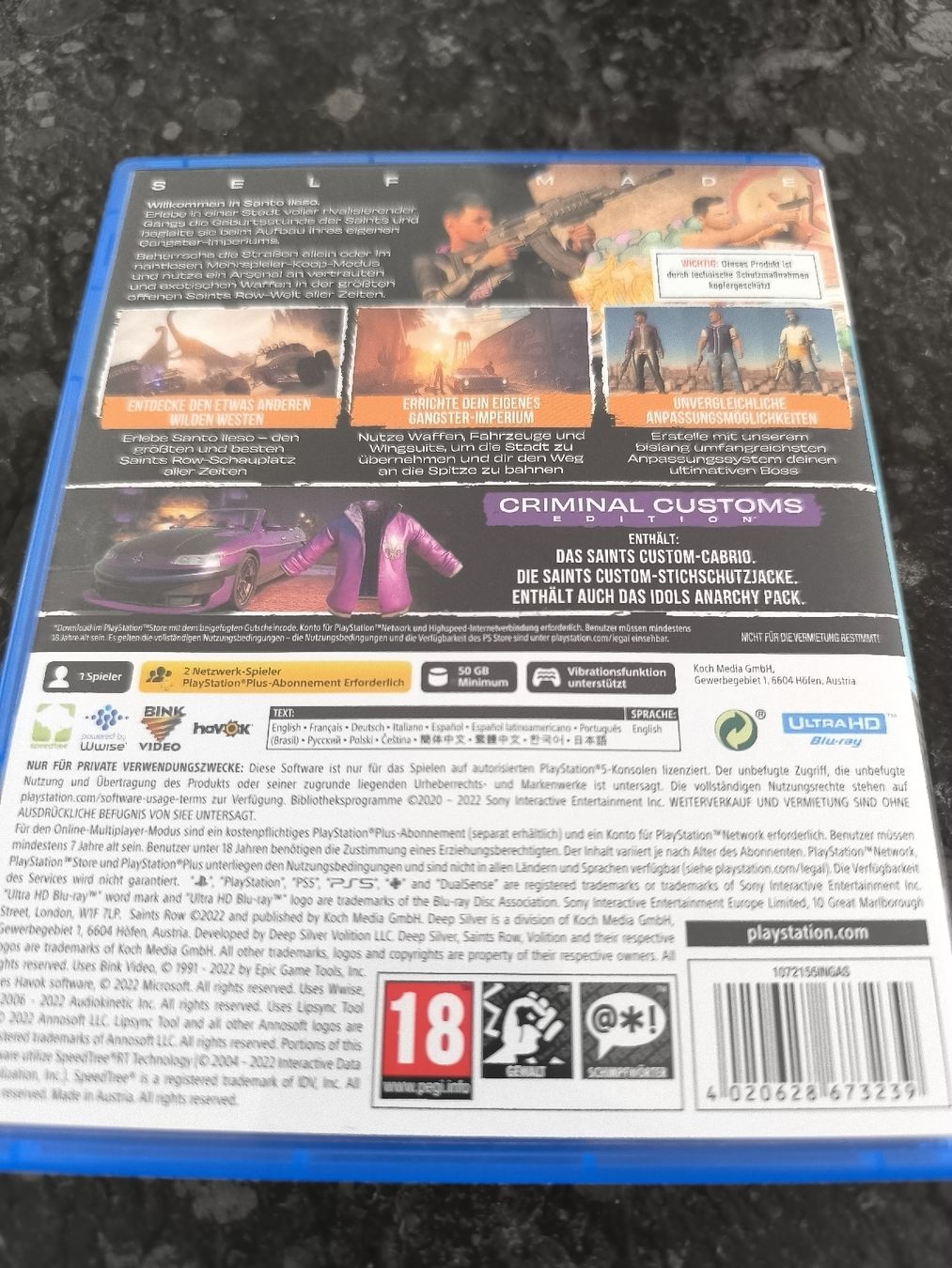 Sony Giochi: Saints Row (PS5) - Criminal Customs Edition - – Usato da Bazenheid venduto da FANTA41991 1