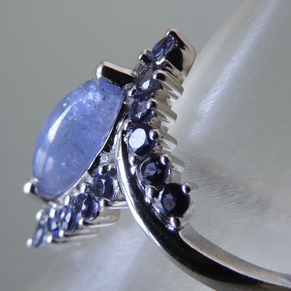 Anelli: Ring Silber 925, Cordierit (Iolith), grösse 51 – Usato da Aesch LU venduto da sense83 2