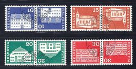 1970/73 Kehrdruck Paare Satz ZNr. K51 - K54 gestempelt ʘ
