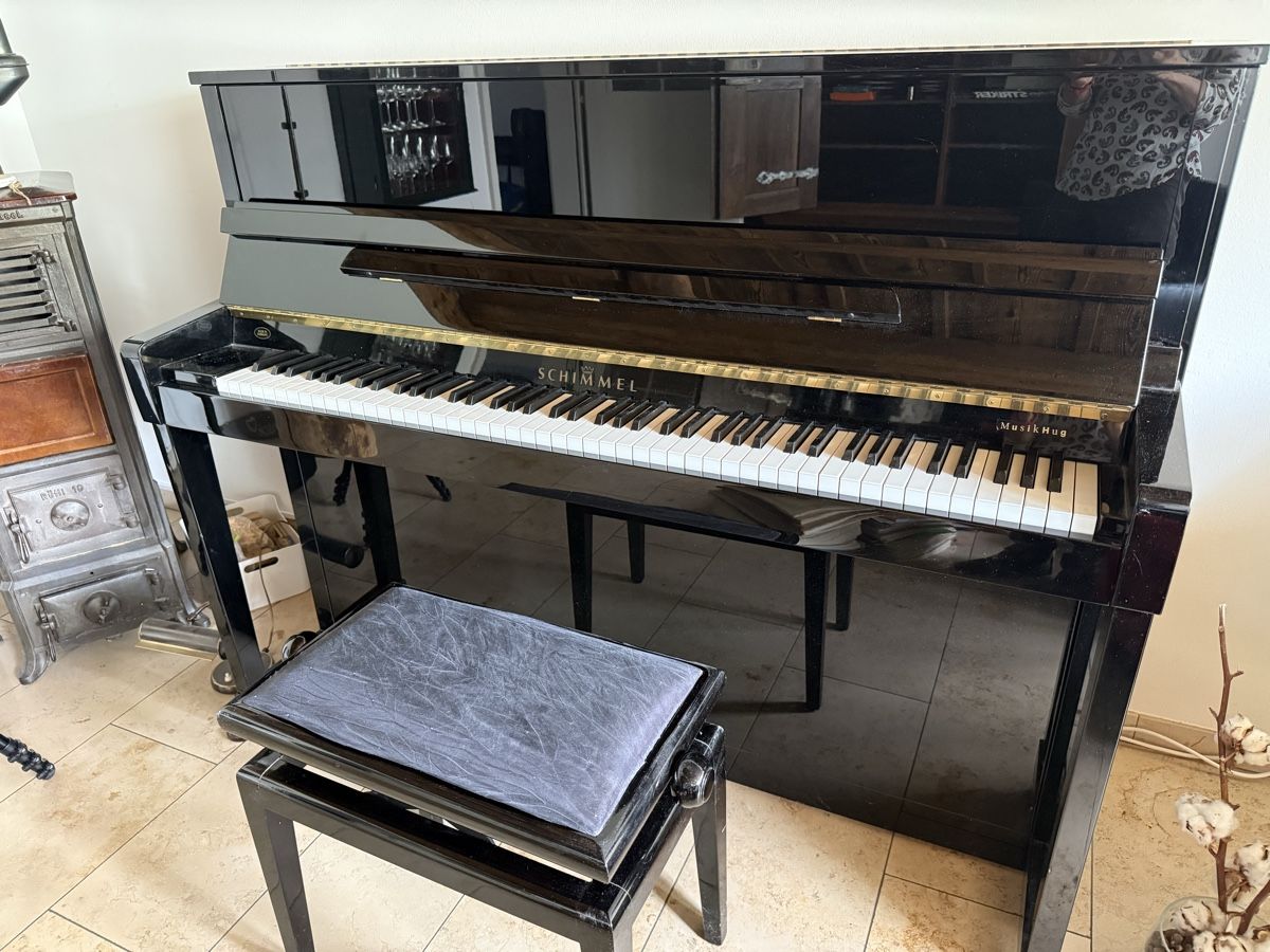 Musikinstrumente: Schimmel Silent Klavier schwarz – Gebraucht aus Ebmatingen von Banganca 9