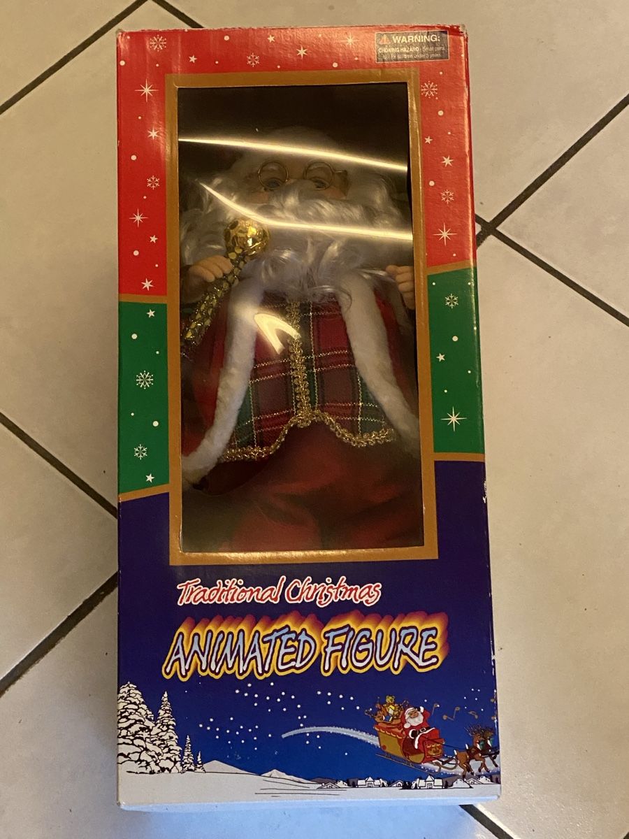 Statuette: Singender Weihnachtsmann / Samichlaus / St. Nikolaus – Usato da Dietlikon venduto da Trukaip 5