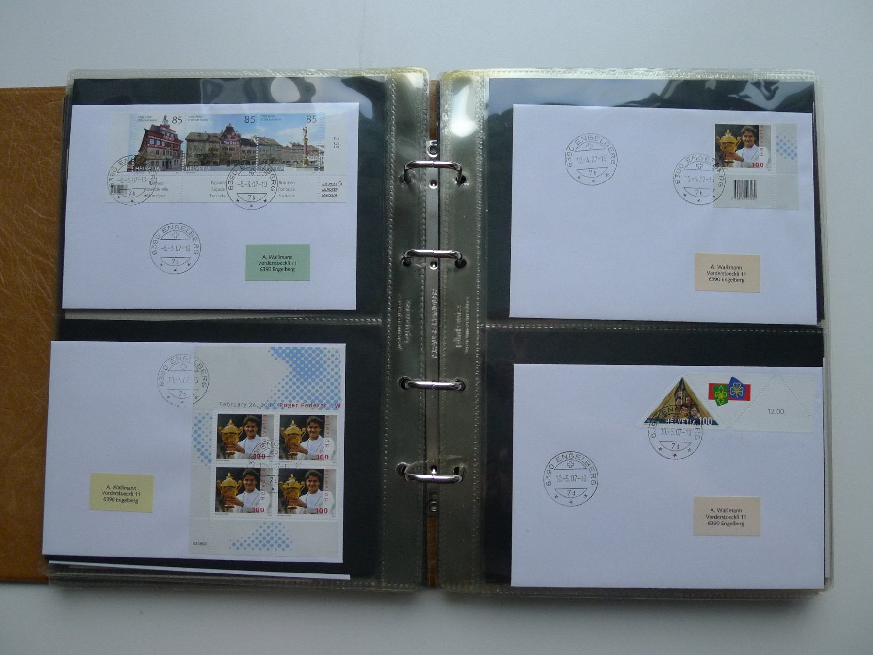 Tutti i francobolli: Sammlung mit über 80 Briefen von Engelberg – Usato da Dagmersellen venduto da q1w2e3r4 8