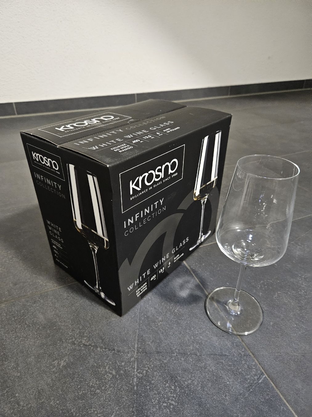 Bicchieri: Krosno Infinity Weissweinglas 400ml 6er Set – Usato da Buchs ZH venduto da rit_s6kv 5