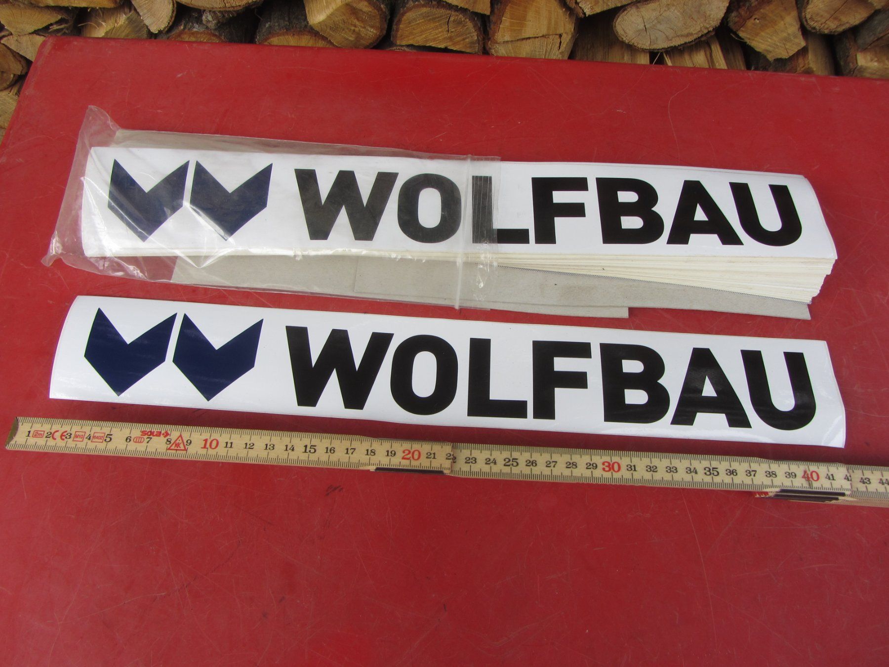 Sticker: ca. 100 Wolfbau - Sticker – Usato da Wolfhalden venduto da Quiria68