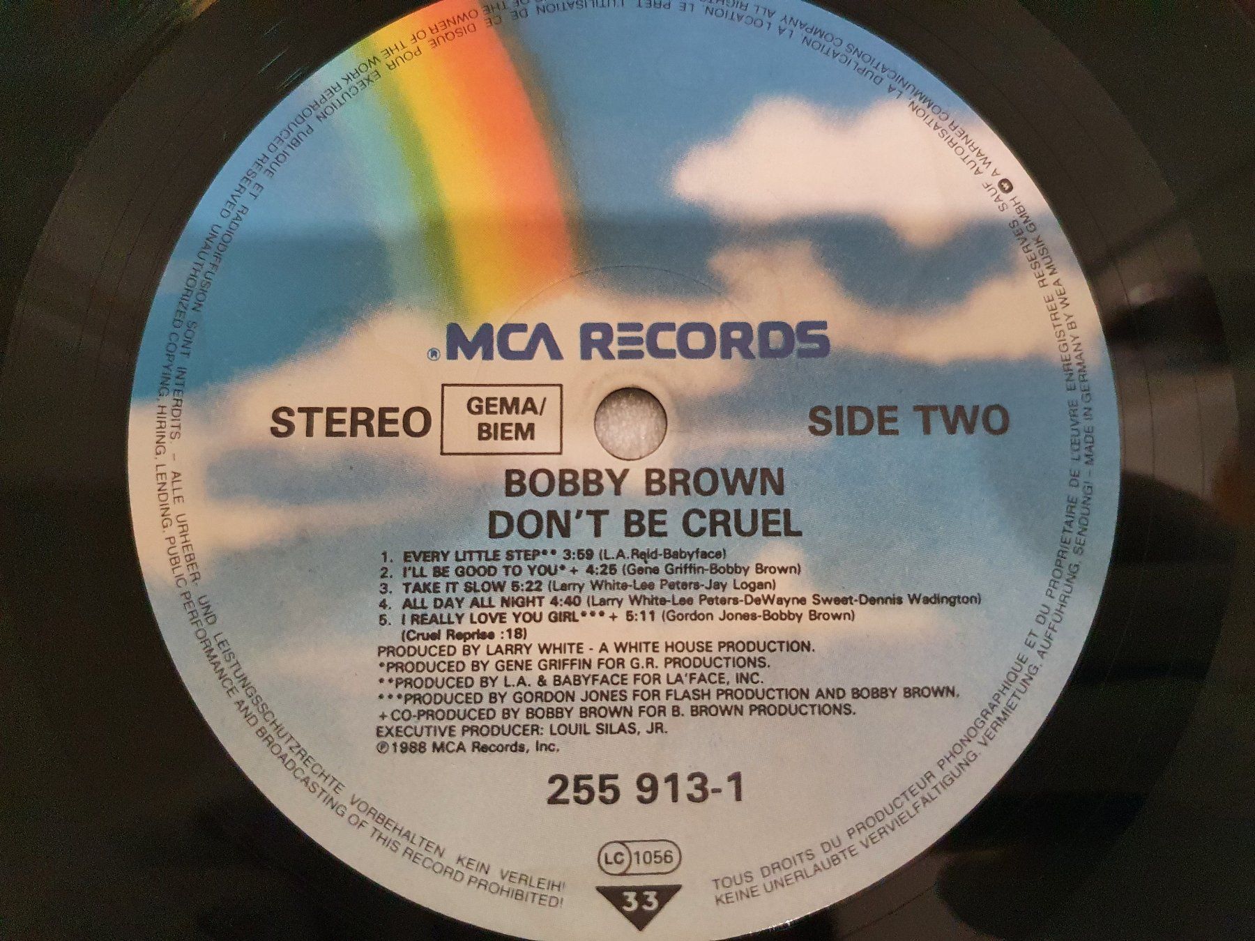 Dischi in vinile: Bobby Brown – Don't Be Cruel – Usato da Uster venduto da Vinyl-Leidenschaft 6