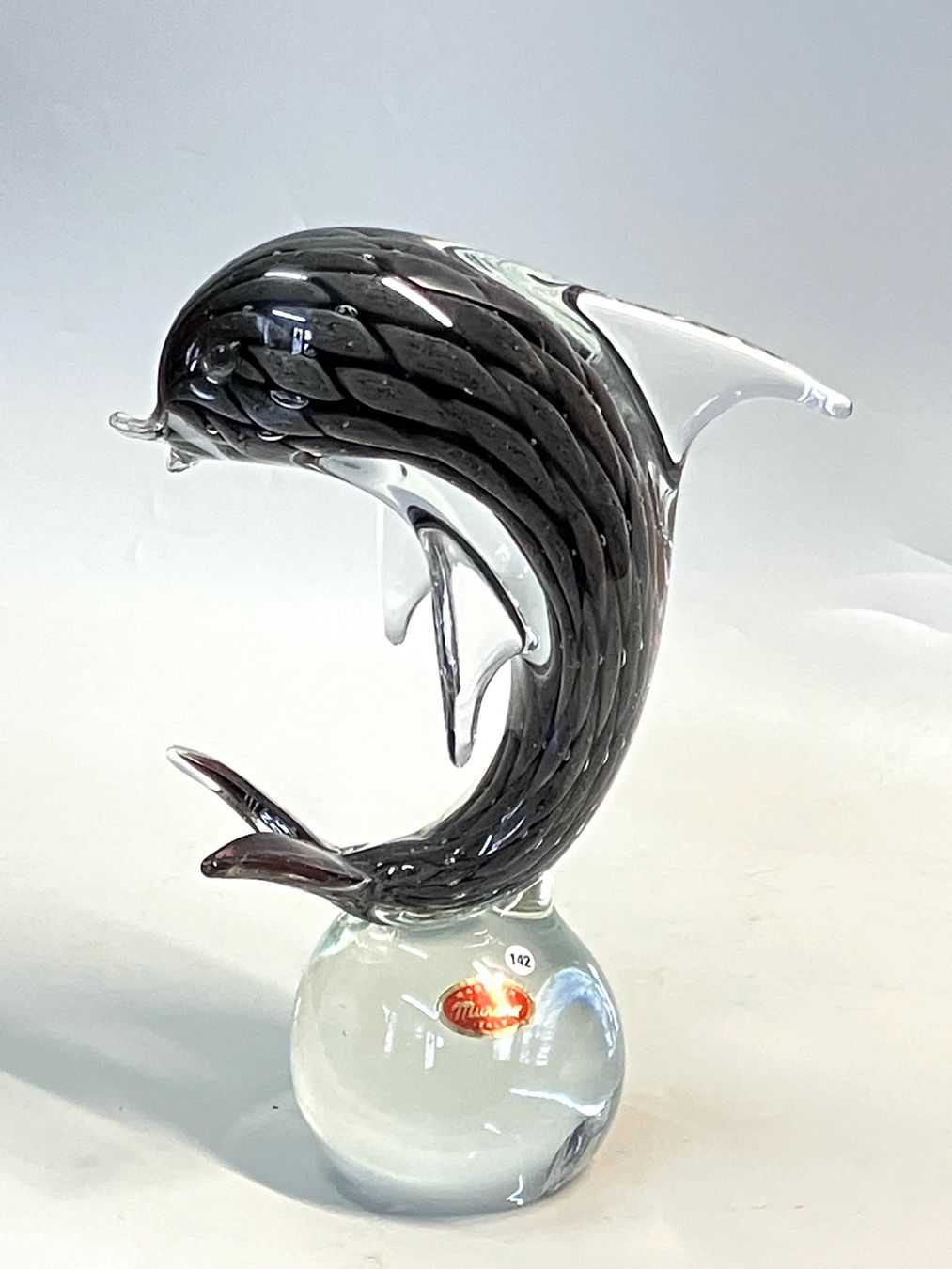 Murano Figuren: Murano Delfin Fisch Kristallglas – Gebraucht aus Horw von luzernicus