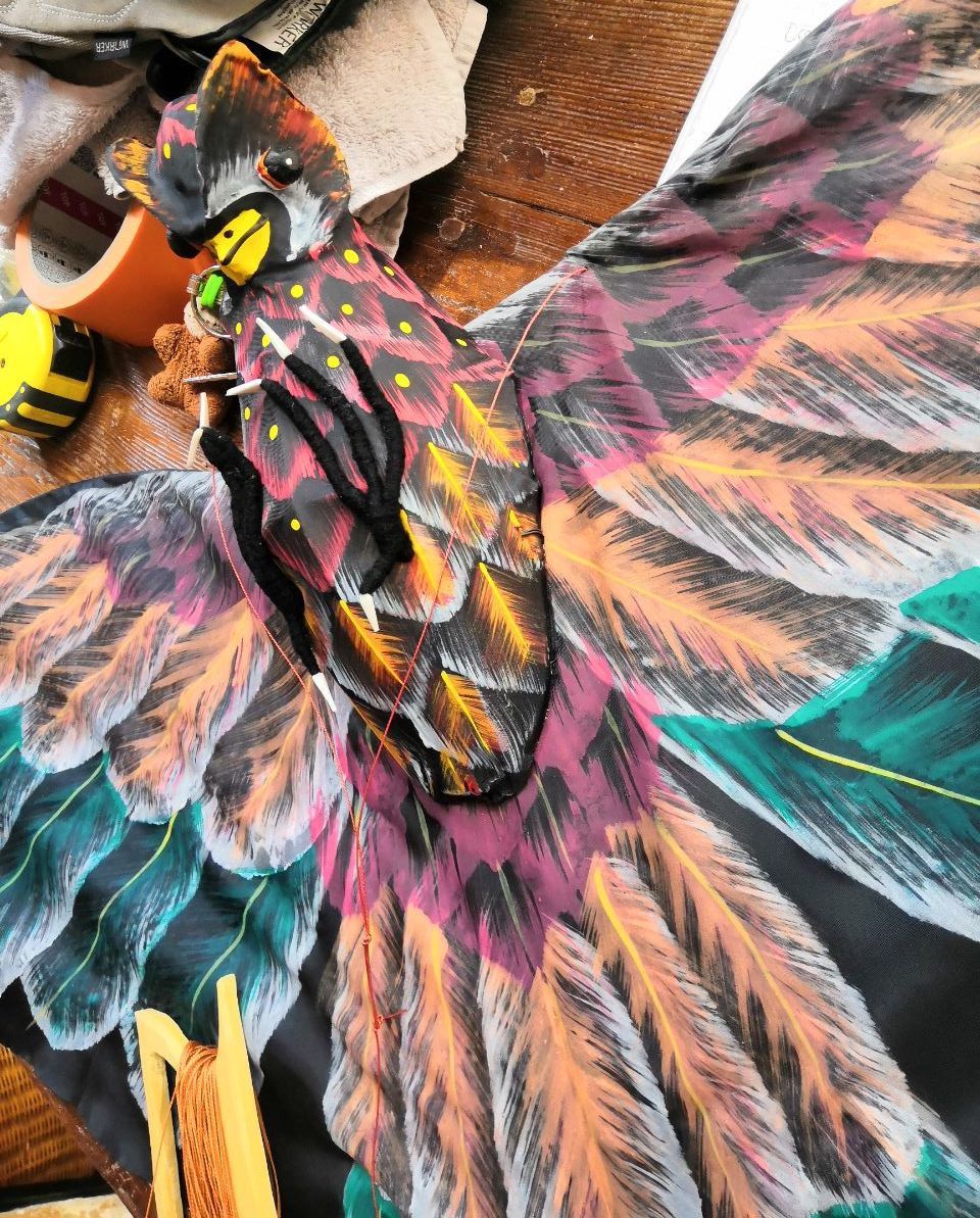 Spielzeuge: Drache handgemacht (Eule schwarz) – Neu (gemäss Beschreibung) aus Zürich von gemuesebouillon 2