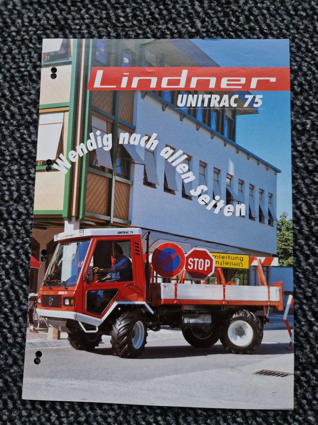Lindner Trattori: Original Prospekt Lindner Transporter Unitrac 75 – Usato da Dürnten venduto da Bachtel84