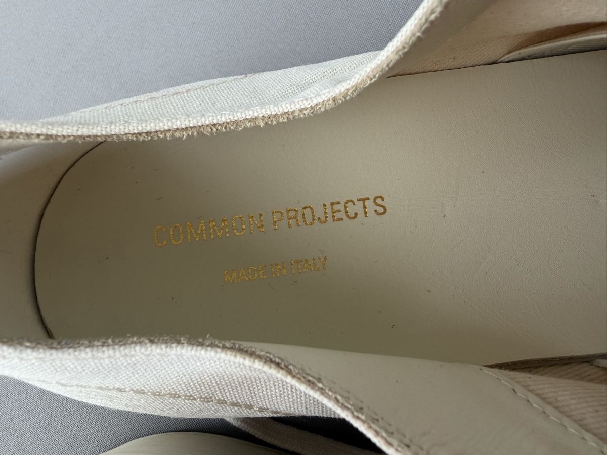 Chaussures hommes: Canvas-Sneakers COMMON PROJECTS gr 43 – D'occasion à St.Gallen par bubo2008 9