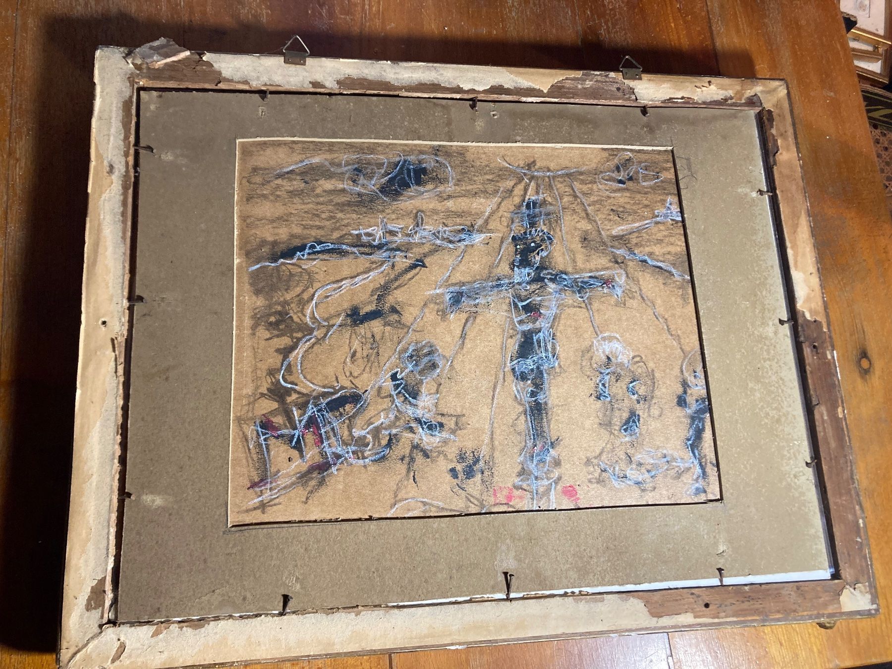 Gemälde: Peinture Gemälde Nénuphars cadre rahmen – Gebraucht aus St-Cierges von LeRegain 2