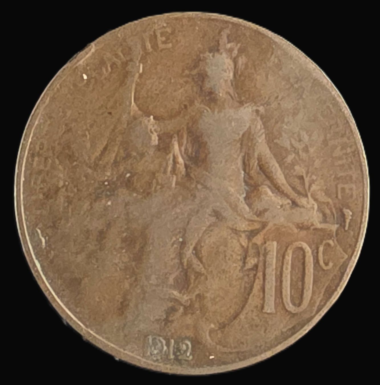 Tutti le monete: FRANKREICH 10 CENTIMES 1912 – Usato da winterthur venduto da CoinPassion