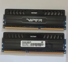 2x 4GB Patriot Viper DDR3-Arbeitsspeicher (RAM)