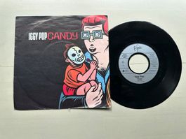 IGGY POP tolle rare Single Candy Kult Top Punk Demo Version