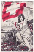 Armee Postkarte Treue Wacht