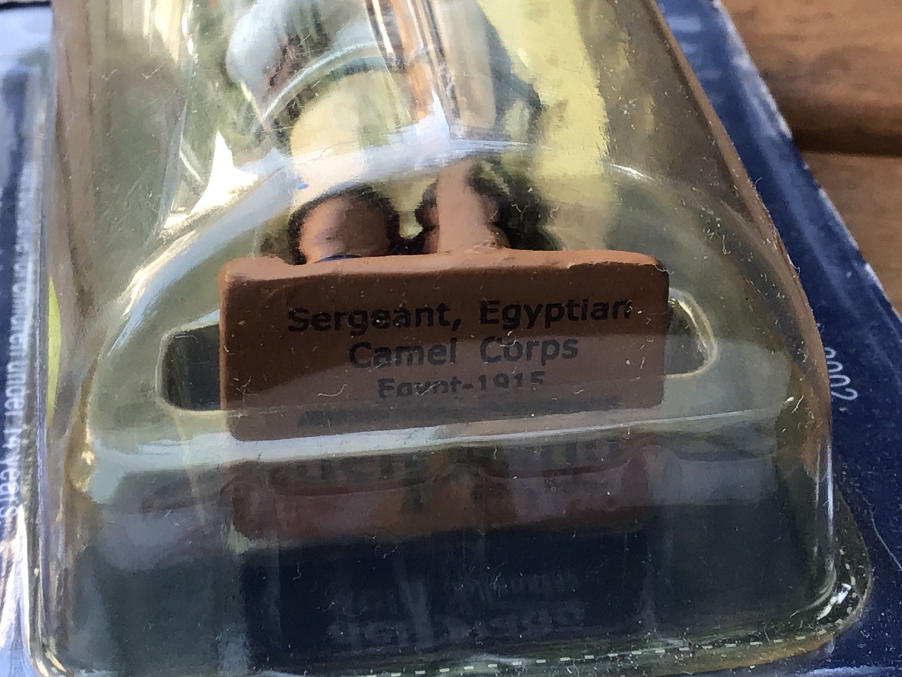 Statuette: Editions del Prado: Sergeant, Egyptian Camel Corps 1915 – Nuovo e nell'imballaggio originale da Männedorf venduto da Modelle-aller-Art 1