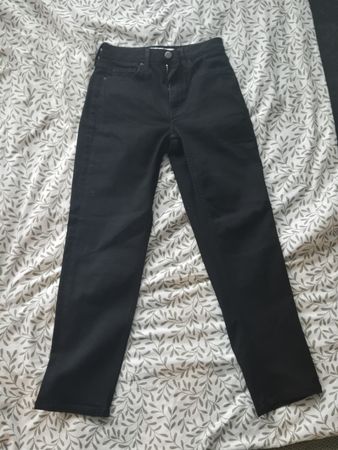 Ab 1.- Anna Field StraightJeans Gr.26/28 Black kaum getragen